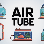 Vue stylisée des différents air tube pour aquarium, vape, ventilation et industrie