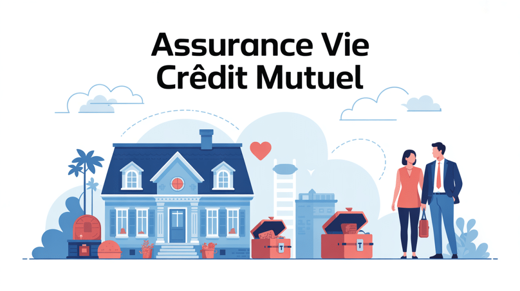 assurance vie crédit mutuel - avis : visuel de couple serein agence