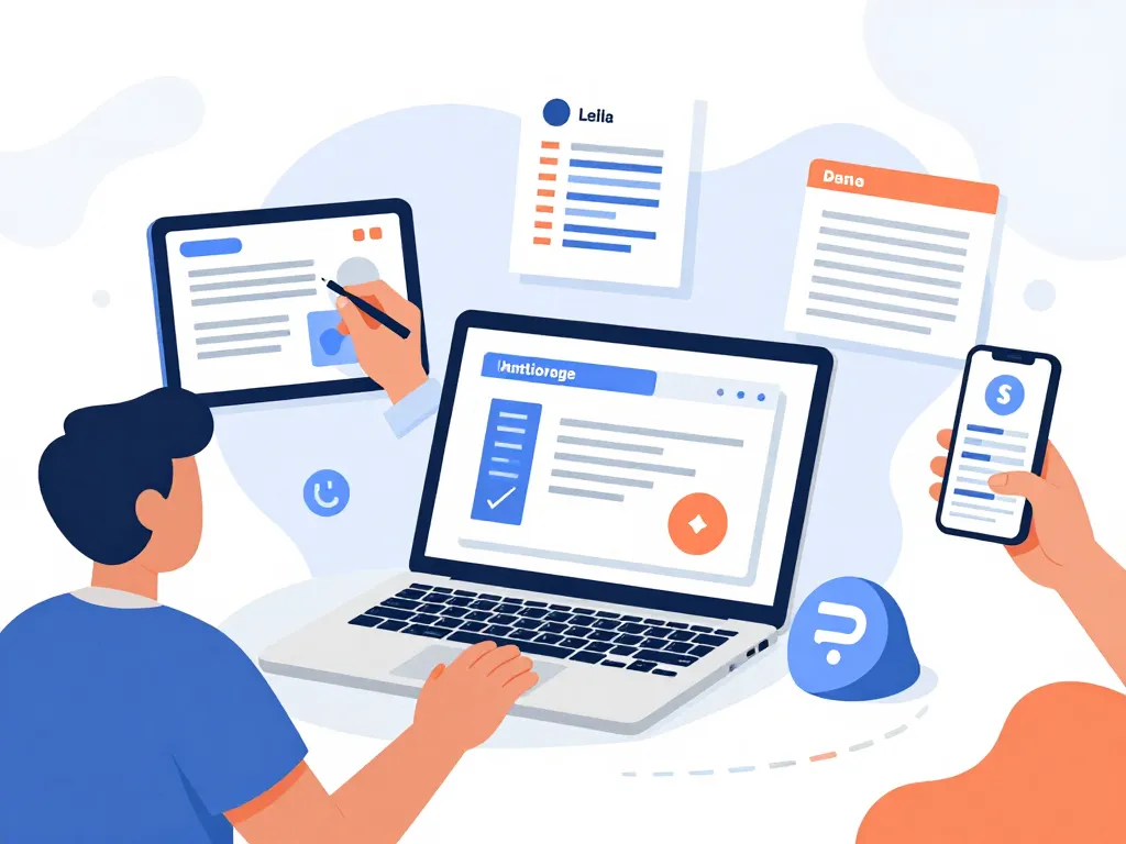 scène auto titre sur plusieurs appareils