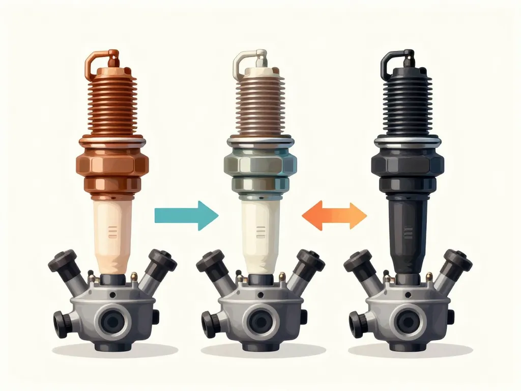 diagramme réglage carbu couleur idéale bougie nuances spark plug