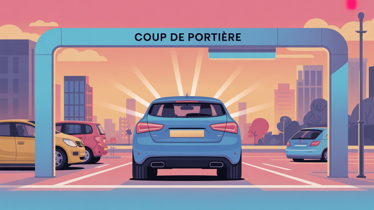 coup de portiere voiture rayure assurance