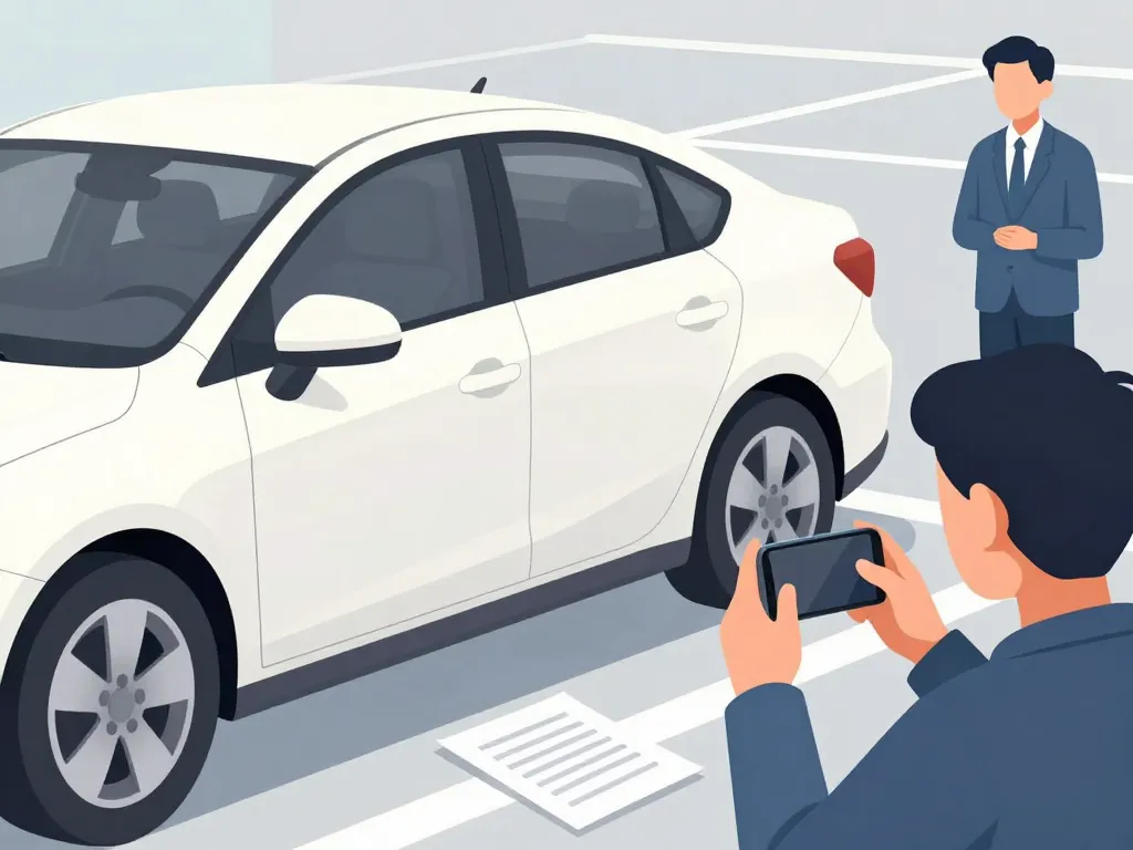 coup de portiere reflexes photos parking