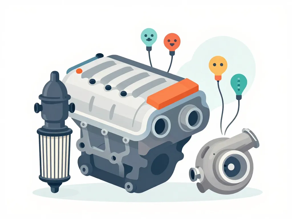 schema defaut moteur 5008 composants fréquents