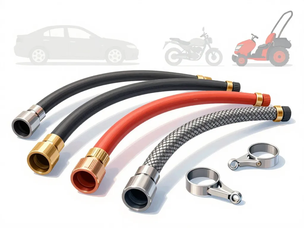 durite essence différents matériaux et diamètres en illustration