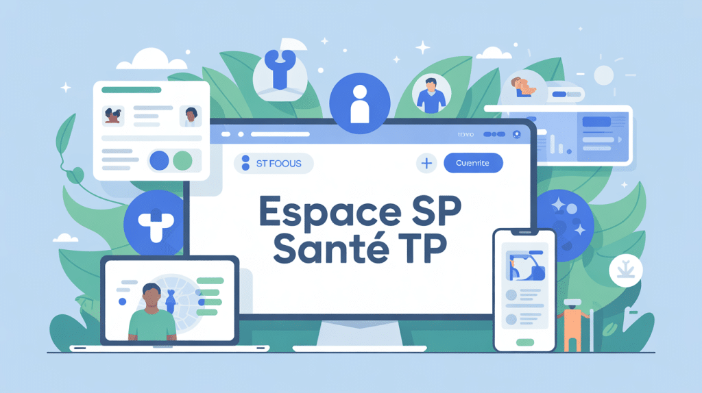 illustration portail digital espace sp sante tp