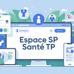 illustration portail digital espace sp sante tp