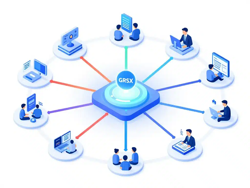 grsx schéma organisation numérique flux connectés