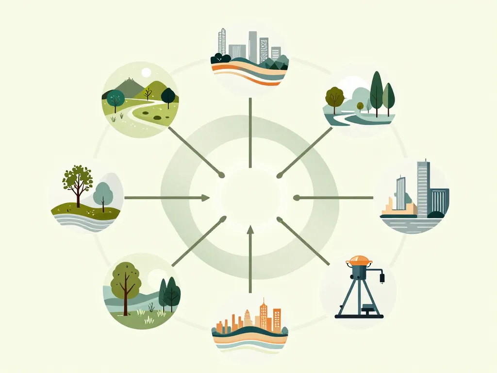 Diagramme compétences landiste paysage