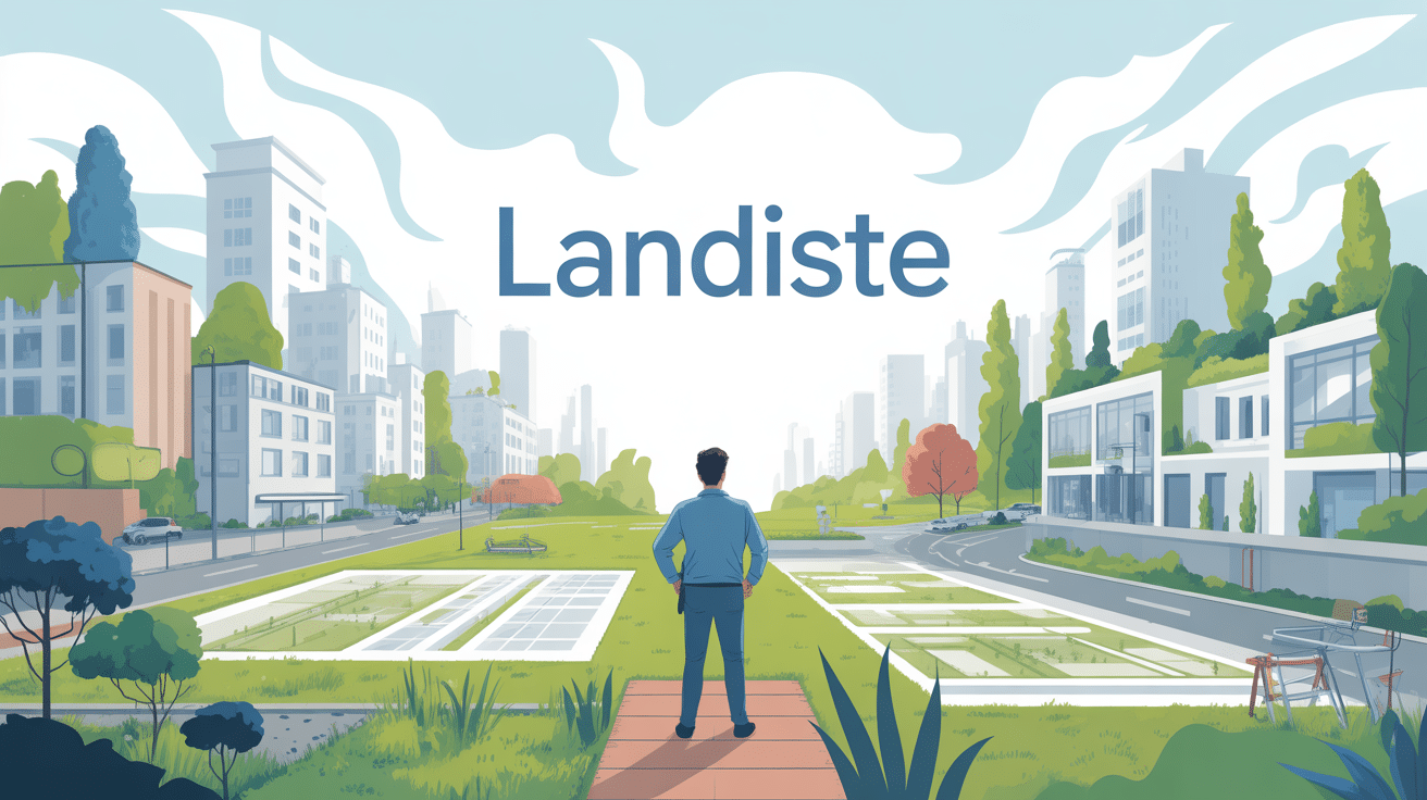 Vue métier landiste et aménagement paysage