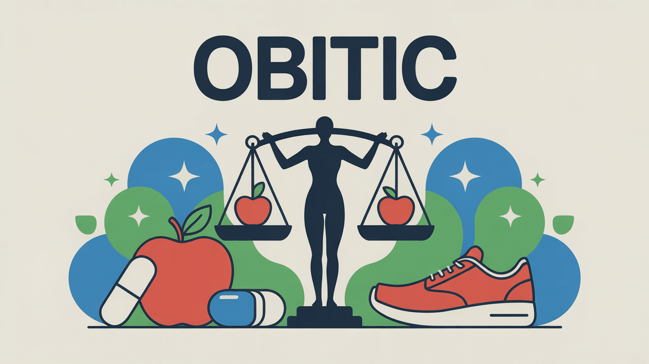 Obitic silhouette minceur santé vectoriel