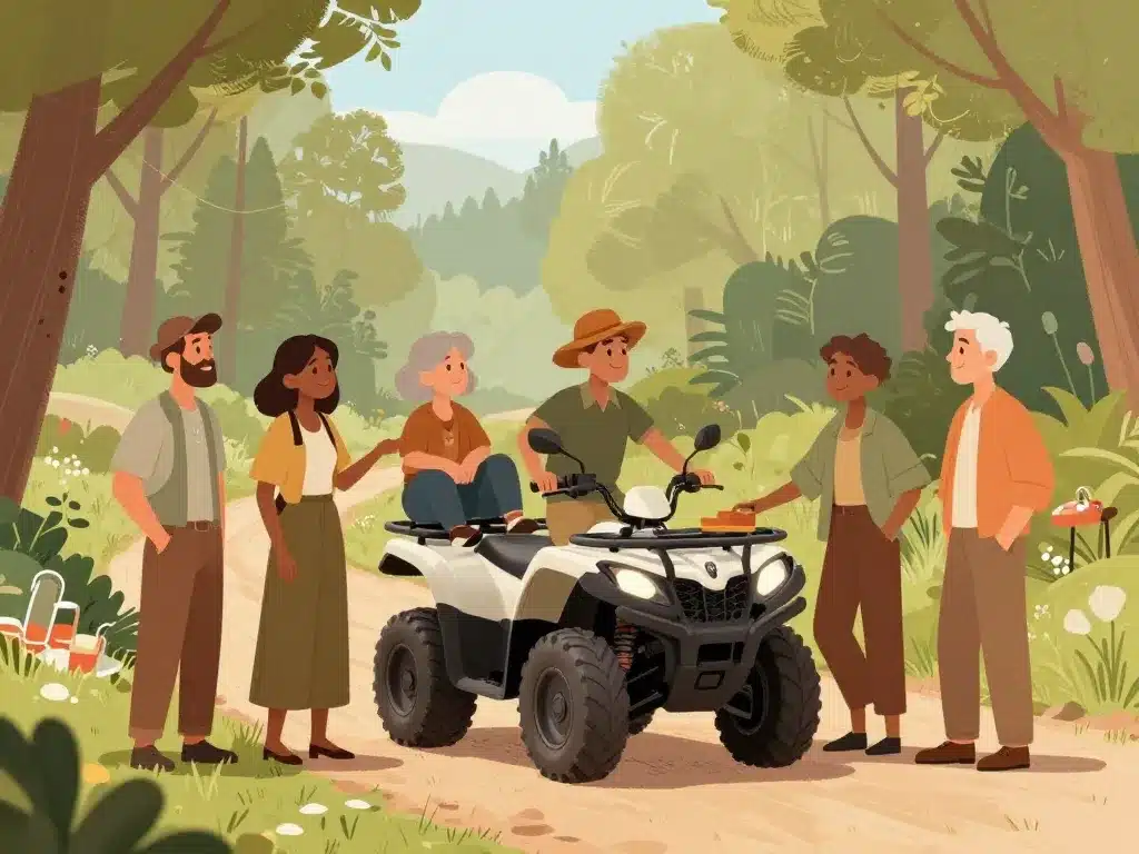 quad hytrack 500 t avis, utilisateurs autour du quad