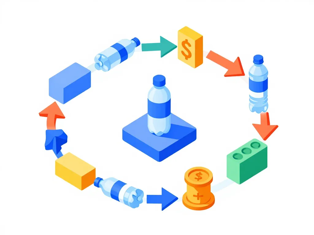 recyclage bouteille plastique tarif data flow coûts recyclage