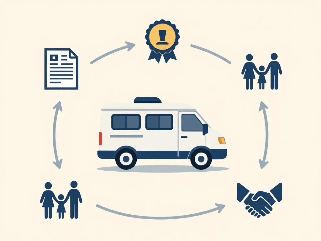 diagramme légal vente camping-car cause décès divorce