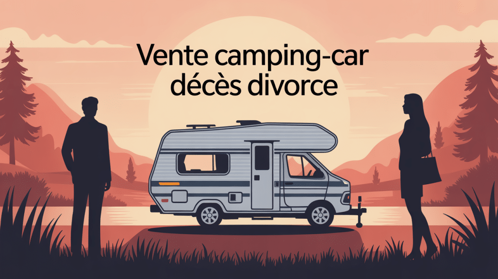 illustration vente camping-car cause décès divorce ambiance sereine