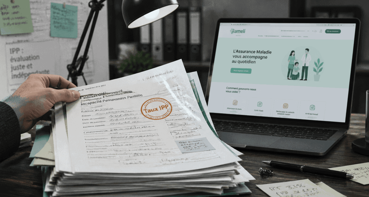 combien de temps pour recevoir un taux ipp sur dossier médical