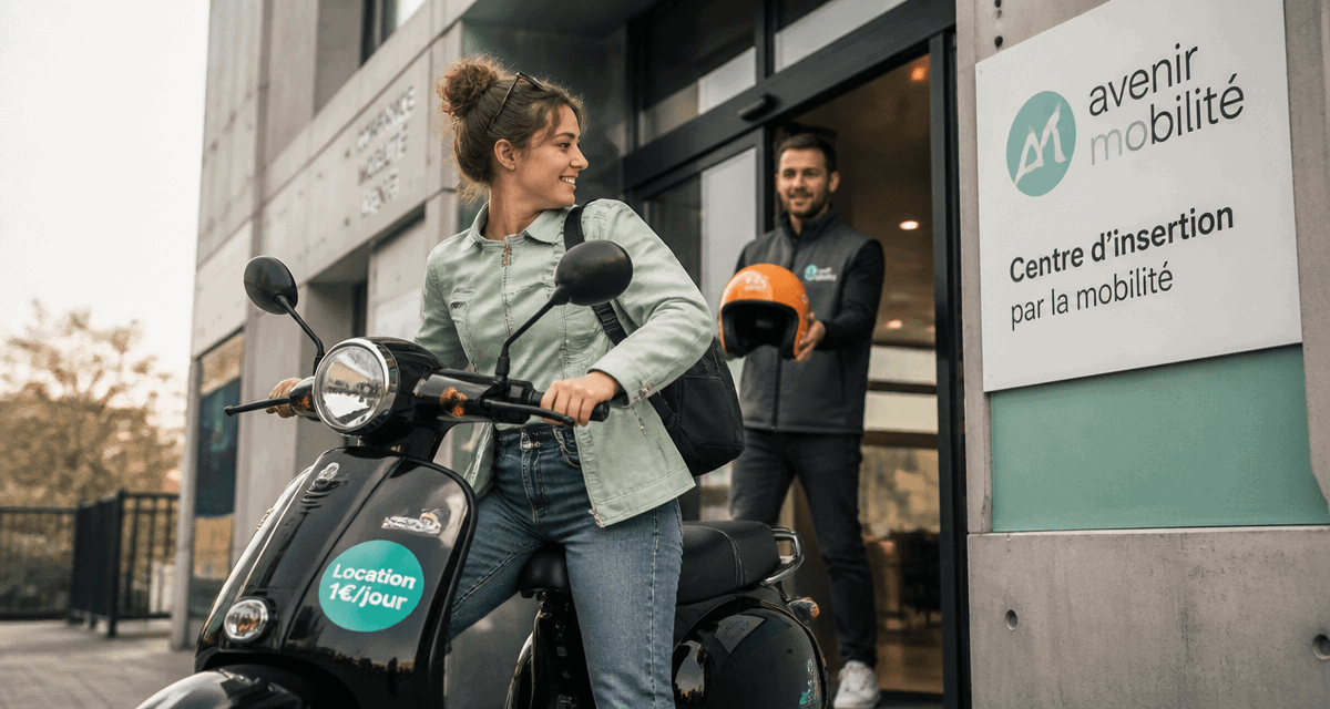 location scooter 1 euro par jour femme