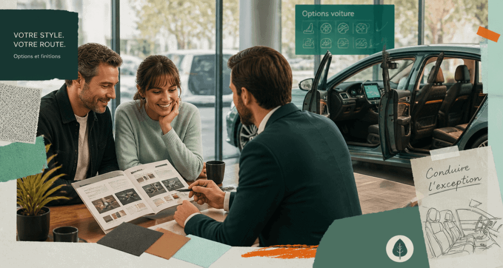 Option voiture présentée en concession