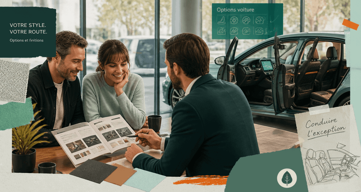 Option voiture présentée en concession