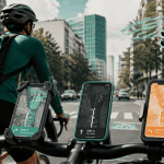porte tel velo sur guidon avec 3 supports