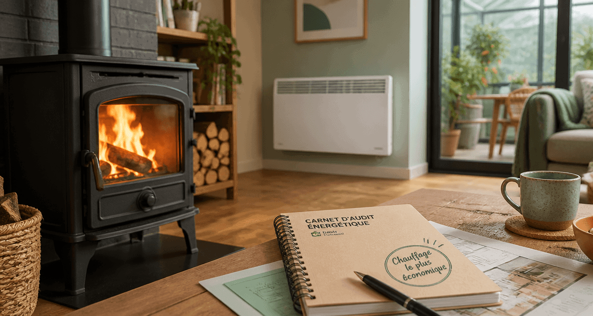 Quel est le chauffage le moins cher poêle bois PAC radiateur