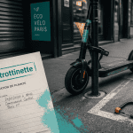 vol trottinette électrique sans assurance devant commerce urbain
