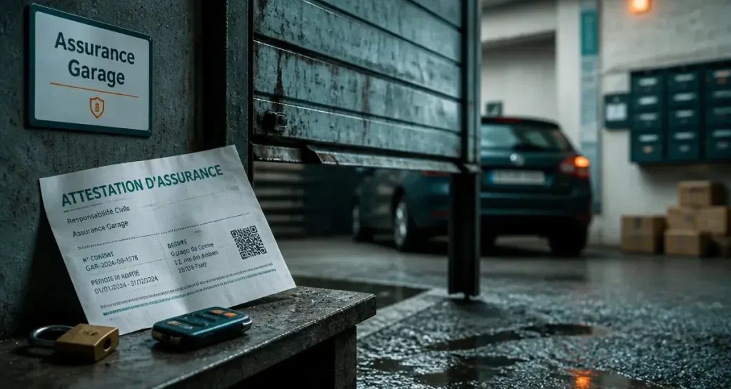 Assurance pour location garage : attestation d’assurance, cadenas et porte de box