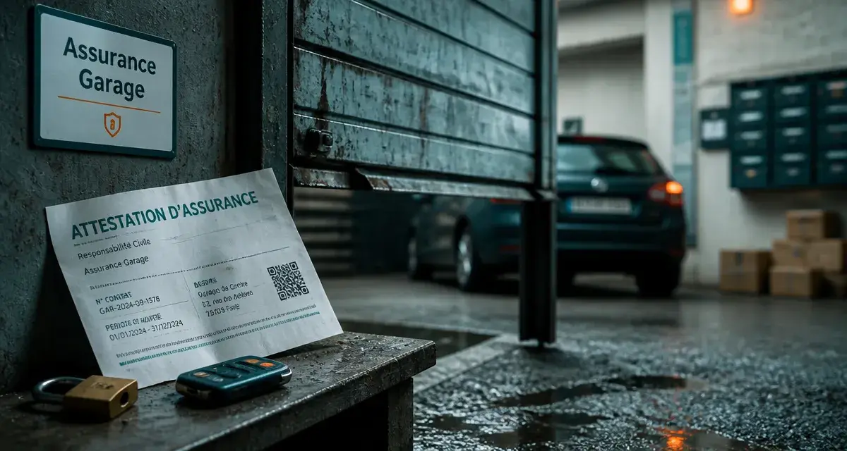 Assurance pour location garage : attestation d’assurance, cadenas et porte de box
