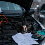 Branchement cable batterie voiture : câbles sur masse moteur, démarrage sécurisé
