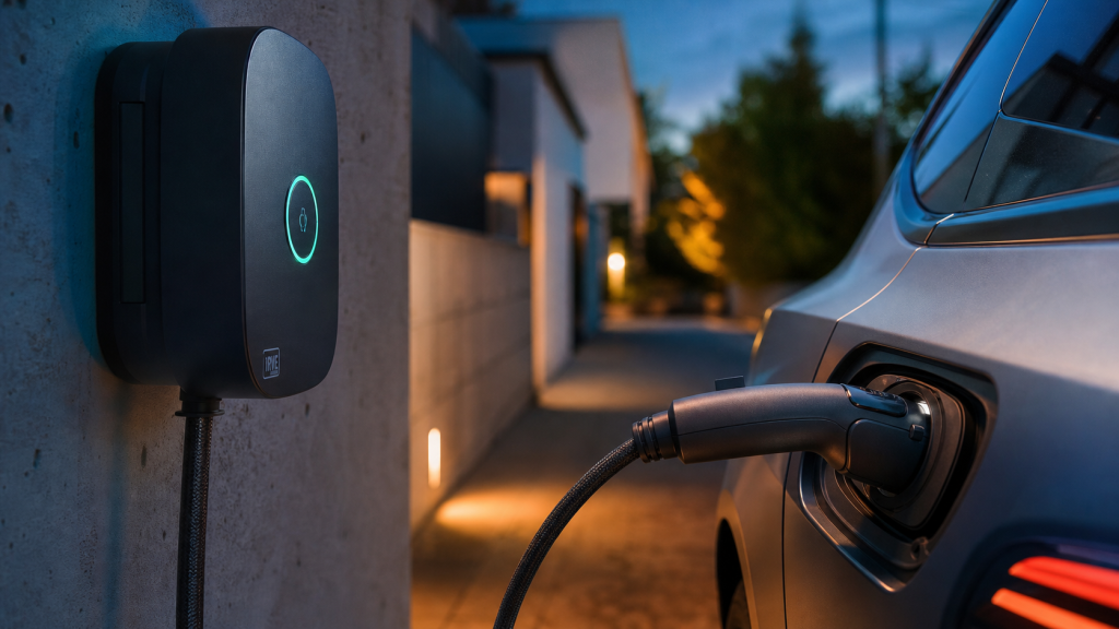 Comment brancher une voiture electrique : wallbox Type 2 avec câble connecté