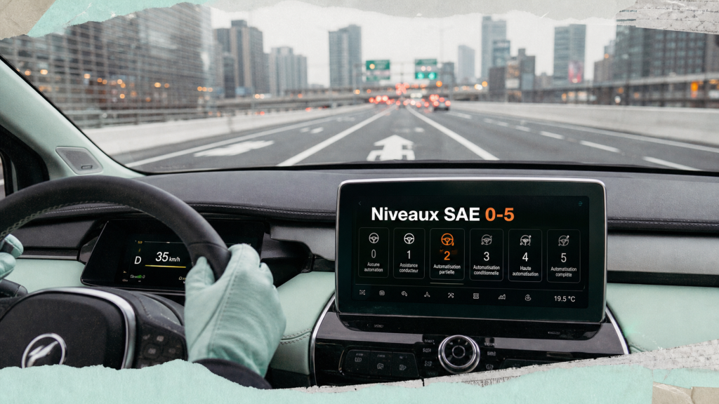 Conduite autonome : niveaux SAE 0 à 5 dans le véhicule