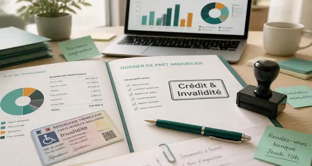 credit immobilier invalidité dossier carte