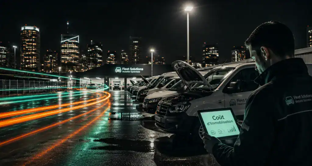 gestion des immobilisations des véhicules de la flotte sur parking