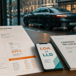 Leasing voiture Mercedes LOA vs LLD sur devis