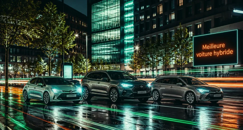 meilleure voiture hybride citadine SUV break de nuit