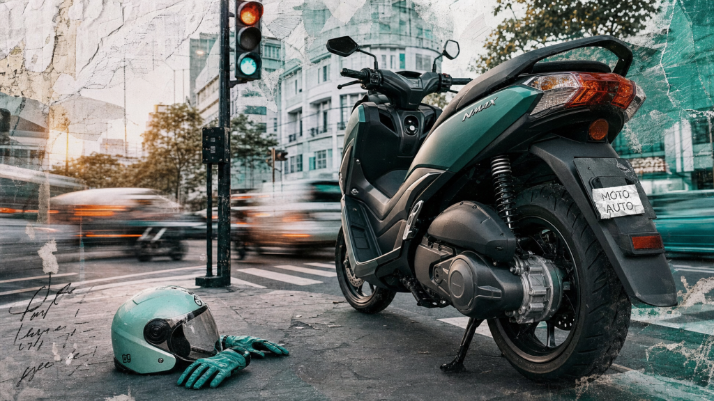 Moto automatique sans embrayage, plus de confort en ville