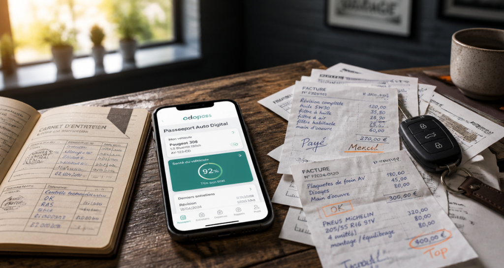 odopass avis application carnet entretien auto