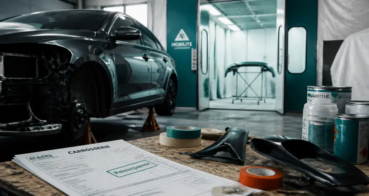 Prix peinture complete voiture : 1 300 à 4 500 € atelier carrosserie