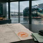 Que deviennent les voitures de vendez votre voiture.fr : certificat de cession froissé et clé de voiture