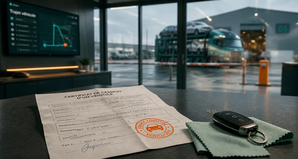 Que deviennent les voitures de vendez votre voiture.fr : certificat de cession froissé et clé de voiture