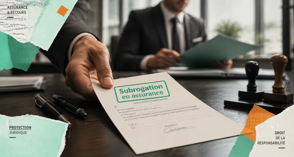 subrogation assurance quittance signée bureau