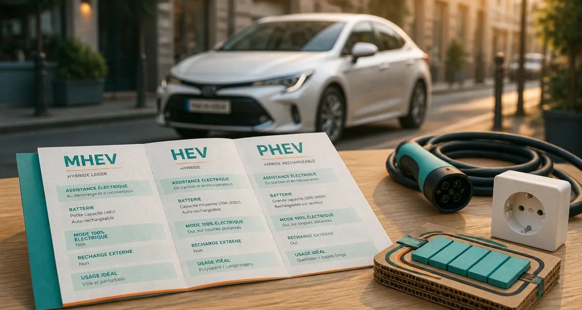 Voiture hybride avis : MHEV HEV PHEV et chiffres de consommation réelle