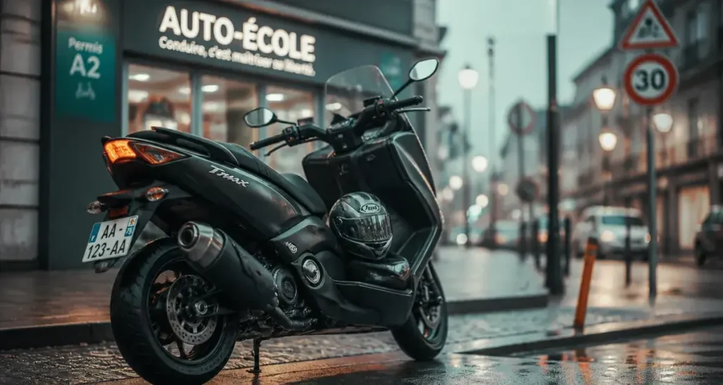 Yamaha TMAX A2 compatible permis A2