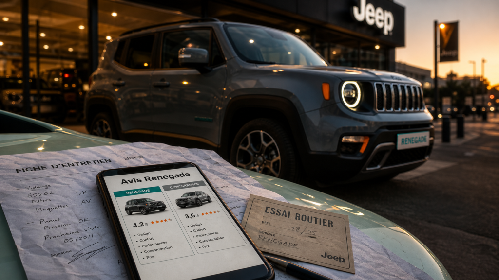 Avis sur Jeep Renegade : SUV d’occasion, fiabilité, BVA9 et consommation