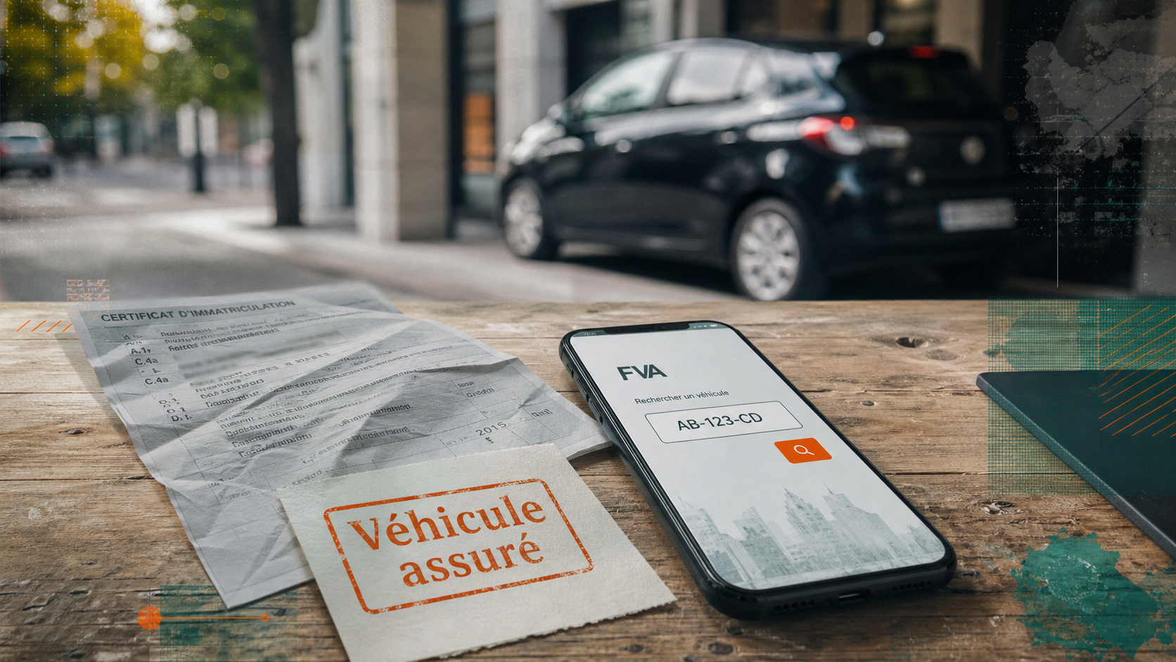Controle assurance voiture FVA : repères 72 heures et 15 jours