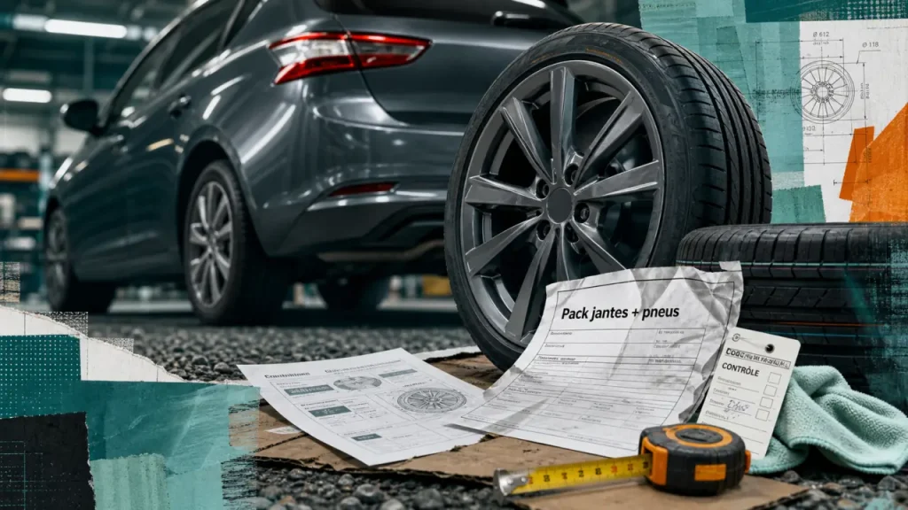Jante 308 peugeot : entraxe, déport et pneus à vérifier