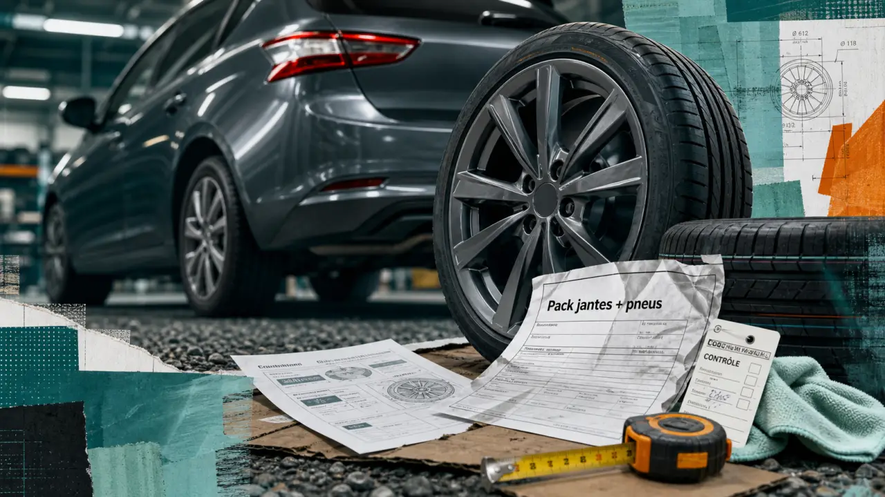 Jante 308 peugeot : entraxe, déport et pneus à vérifier
