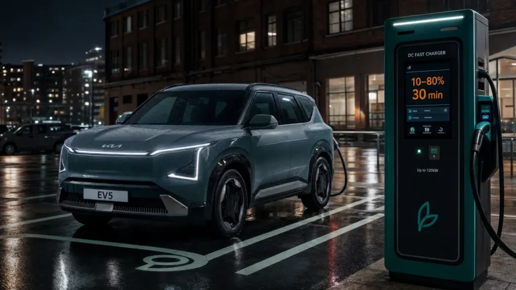 Kia EV 5 prix 44 990 € : 530 km WLTP et pompe à chaleur