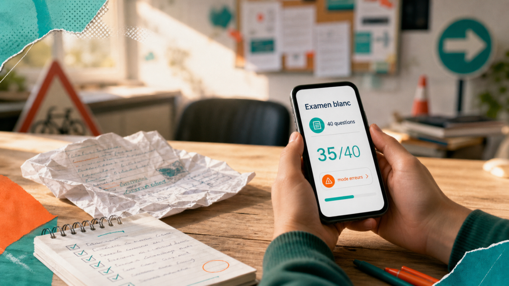 Meilleur application code de la route : 40 questions, mode erreurs et suivi
