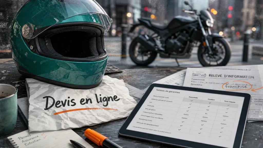 Assurance moto verte : devis rapide et franchises à vérifier