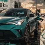 Combien de km avec un plein Toyota C-HR hybride : 600 à 700 km (photo)